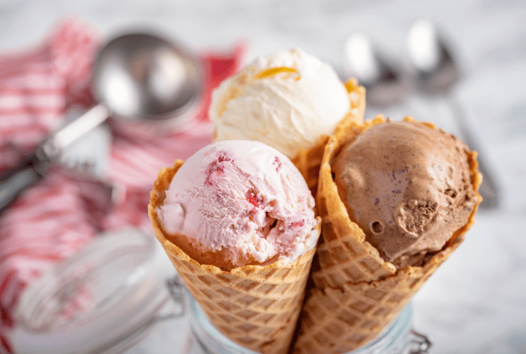 organic ice creams