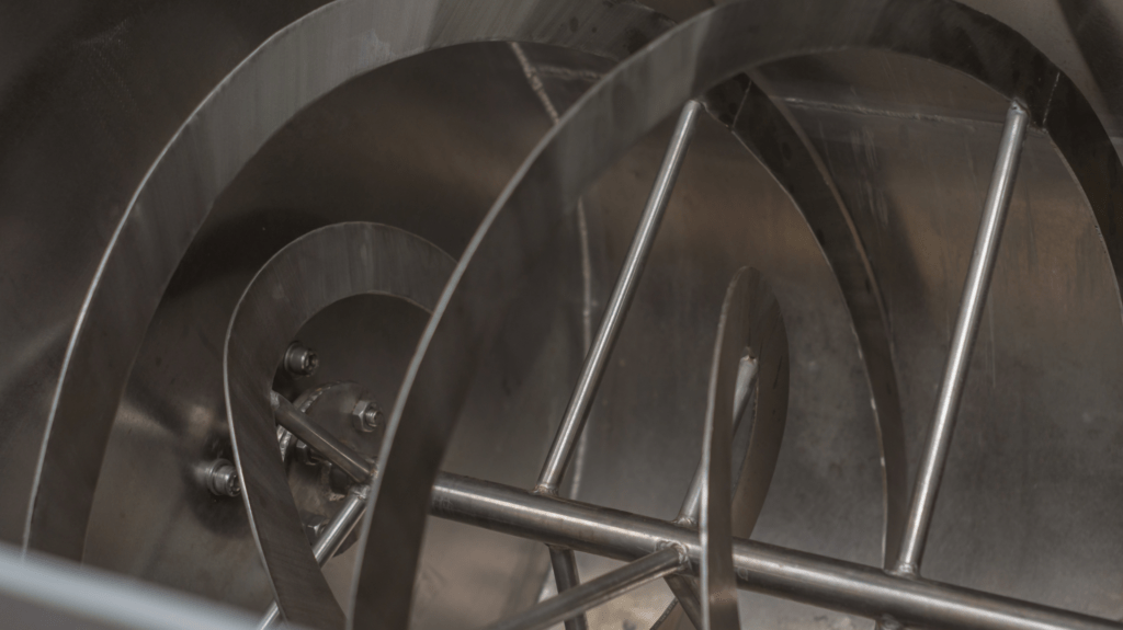 Ribbon Blender for instant powders